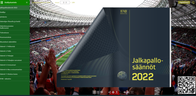 Osaatko uusimmat jalkapallon viralliset säännöt 2022?